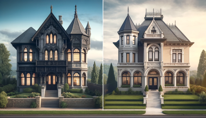 Gothic Revival and Italianate Home Styles Image