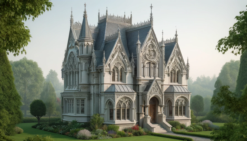 Explore the stunning details of a Gothic Revival home style in this comprehensive article. From pointed arches to intricate tracery, discover the key features and historical significance that make Gothic Revival homes a timeless architectural choice.