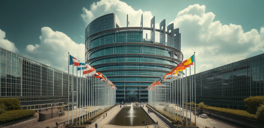 image of the European Parliament building