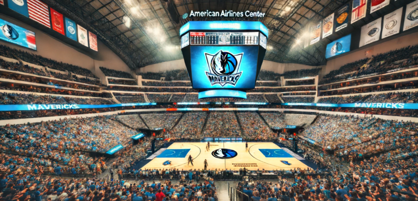 The Dallas Mavericks play their home games at the American Airlines Center, located in the Victory Park neighborhood of downtown Dallas, Texas.