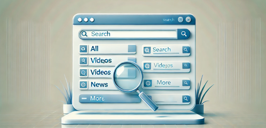 image of a search engine screen, showing a clean and minimalist design with a user-friendly layout.