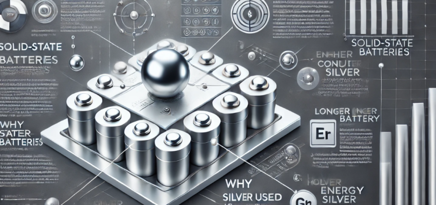 graphic illustrating the role of silver in solid-state batteries