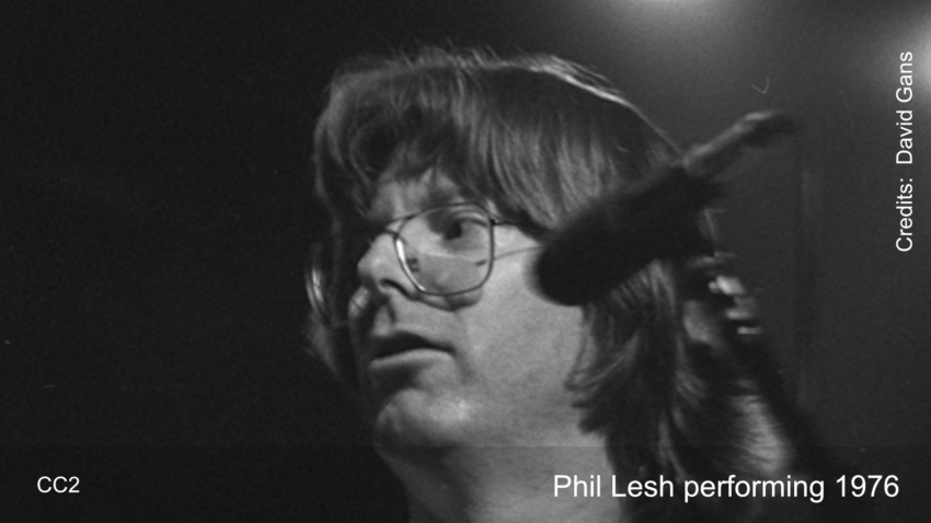 Phil Lesh performing with Tooloos (Terry Haggerty, John Allair, Steve Mitchell) at the Keystone Berkeley; 12/19/76