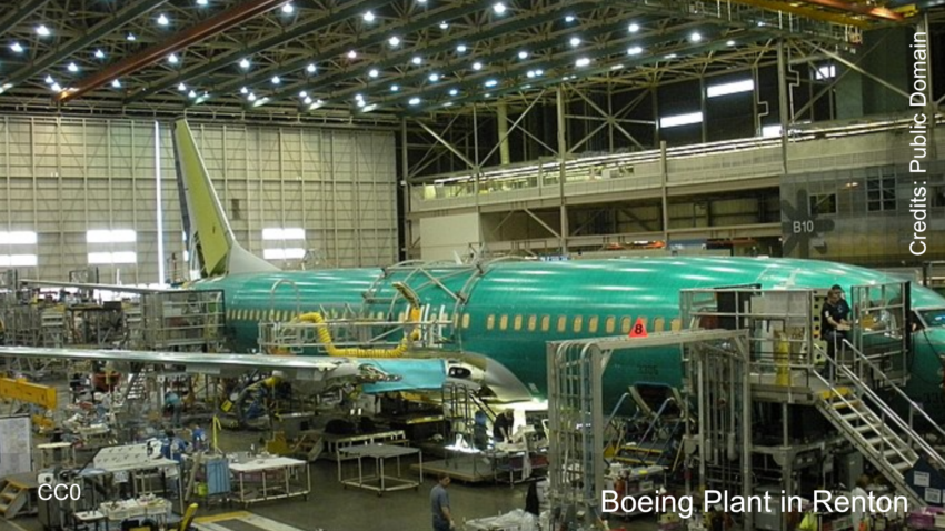 Boeing Plant in Renton, 2010