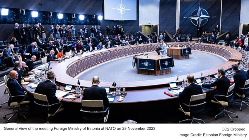 General View of the meeting Foreign Ministry of Estonia at NATO on 28 November 2023