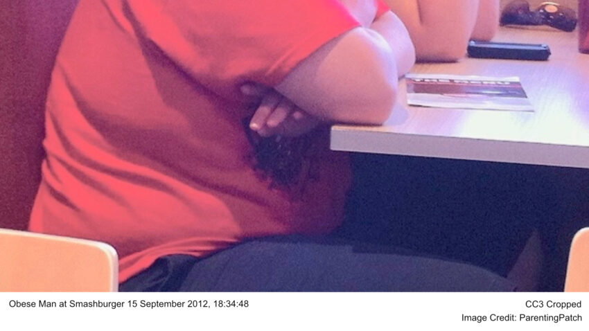 Obese Man at Smashburger 15 September 2012, 18:34:48